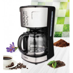 Cafetiera Digitala Hcm-d915bks Heinner 900w 1.5l Timer Setare Tarie Cafea Lc