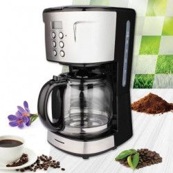 Cafetiera Digitala Hcm-d915bks Heinner 900w 1.5l Timer Setare Tarie Cafea Lc