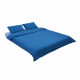 Set De Pat Heinner Dublu  Bbc Albastru Hr-3bed-blu