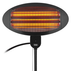 Incalzitor De Terasa Electric Teesa Infrarosu Quartz Ipx4 Max 2000w Tsa8050