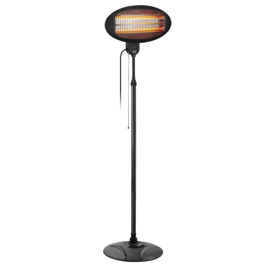 Incalzitor De Terasa Electric Teesa Infrarosu Quartz Ipx4 Max 2000w Tsa8050
