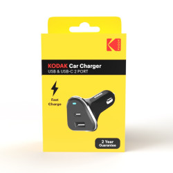 Incarcator Kodak Auto 12v Usb-a +usb-c 30427570