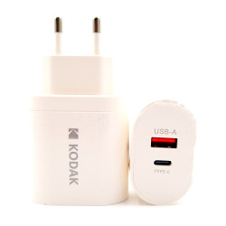 Incarcator Priza Kodak 220v Usb-a+usb-c 30427358