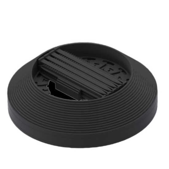 Kit Bordura De Gradina Pe Terra Newfixlight Negru Cu Ancore 8 Buc Si Conectori 2 Buc H38mm X L6m(8260404.8-bk)