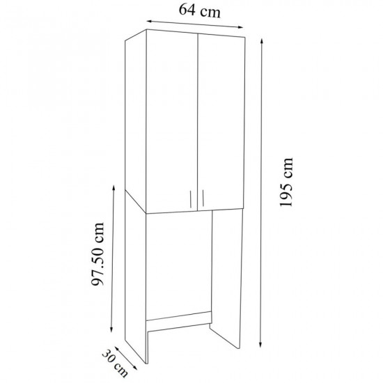 Kit Coloana Masina De Spalat Alb 17464