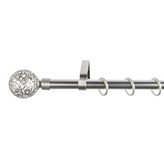 Kit Galerie Metalica Simpla Ext.nichel Satinat 120-230cm 16/19mm Sfera Kit Galerie Metalica Simpla Ext.nichel Satinat 120-230cm 16/19mm Sfera