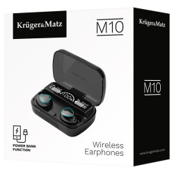 Casti Bluetooth 5.3 Powerbank M10 Kruger&matz Casti Bluetooth 5.3 Powerbank M10 Kruger&matz