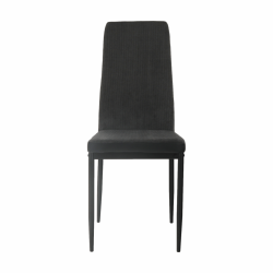 Scaun Bucatarie Gri Inchis/negru Enra