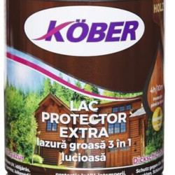 Lac Protector Extra Kober 3 In 1 Pt Lemn Int/ext Nuc Mediu 0.75 L