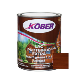 Lac Protector Extra Kober 3 In 1 Pt Lemn Int/ext Palisandru 0.75 L