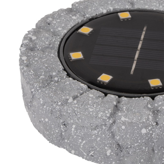 Lampa Solara De Gradina 8xled Cu Tarus Gri Entac