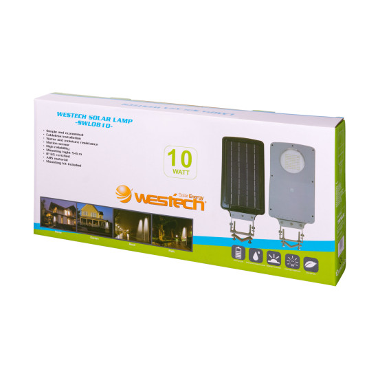 Corp Led Solar Westech 10w Swl0810