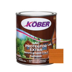 Lac Protector Extra Kober 3 In 1 Pt Lemn Int/ext Teak 0.75 L