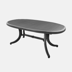 Masa De Gradina Orlando 140 Antracit 140cm X 100cm X H72cm