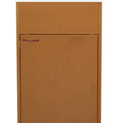 Pachet Masca Bucatarie Chiuveta Andreea Wenge Pvc 45x50x82cm+lavoar 60x50 Cm Cu Ventil+sifon Alb Marmorat Exterior