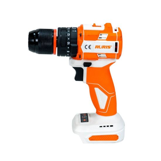 Masina De Gaurit/insurubat Cu Percutie Pe Acumulator Ruris 2 Viteze Cu Lumina Led Rmx1360