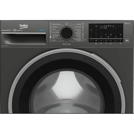 Masina De Spalat Beko B5wfu58418 8kg 1400rpm Clasa A Negru
