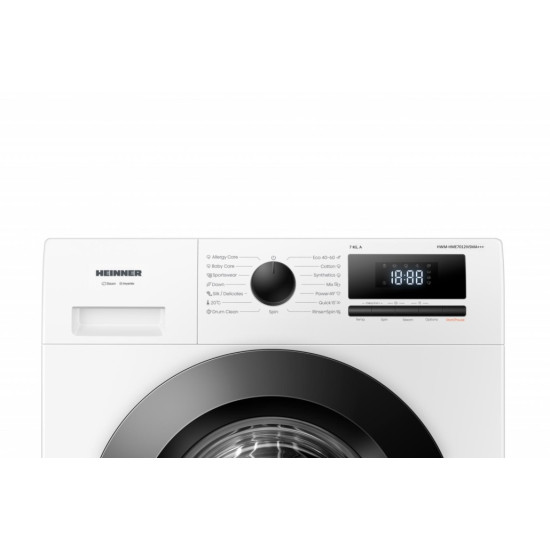 Masina De Spalat Rufe Slim Heinner Hwm-hme7012ivsma+++  Capacitate 7kg 1200rpm