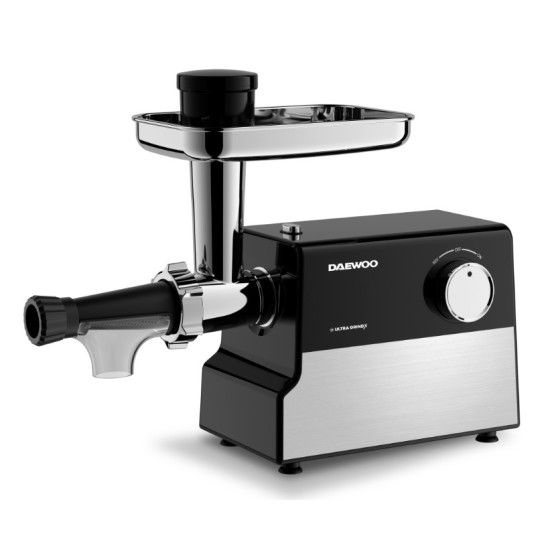 Masina De Tocat Carne Daewoo Motor Dc 2.2 Kg/min 2000w Black Silver Cu 3 Discuri De Taiere Dmg2000dc