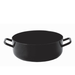 Cratita Joasa Emailata Fara Capac 40 Masiv Cookware Metalac