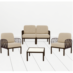Mobilier Gradina Luna Sofa Maro 4 Pers Ct043-2