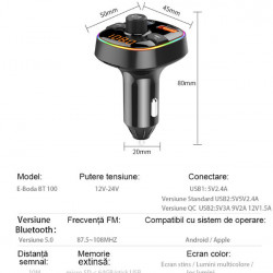 Modulator Fm E-boda Bt 100