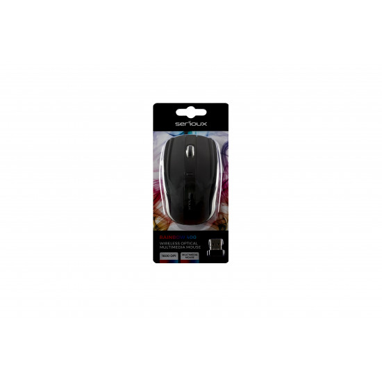 Mouse Serioux Rainbow400 Wr Red Usb