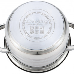 Semioala Inox+capac 18x10.5cm 2.5l Myra