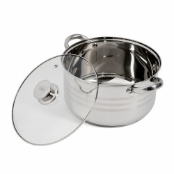 Semioala Inox+capac 26x14.5cm, 7l Myra