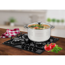 Semioala Inox+capac 26x14.5cm, 7l Myra