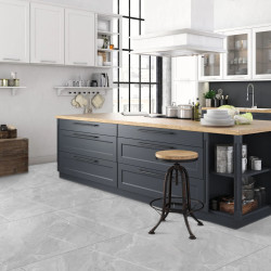 Gresie Portelanata Omega Gris Storico Lucios 120x60 Cm Rectificata Interior/exterior (1.44 Mp/cut) 48.96mp/pal