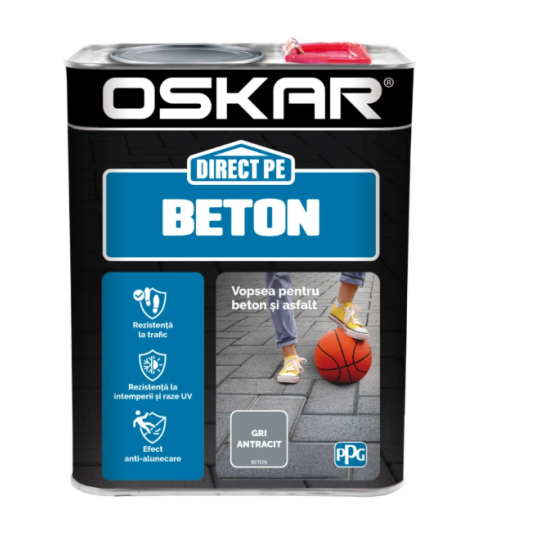 Vopsea Email Oskar Beton Gri Antracit 2.5l