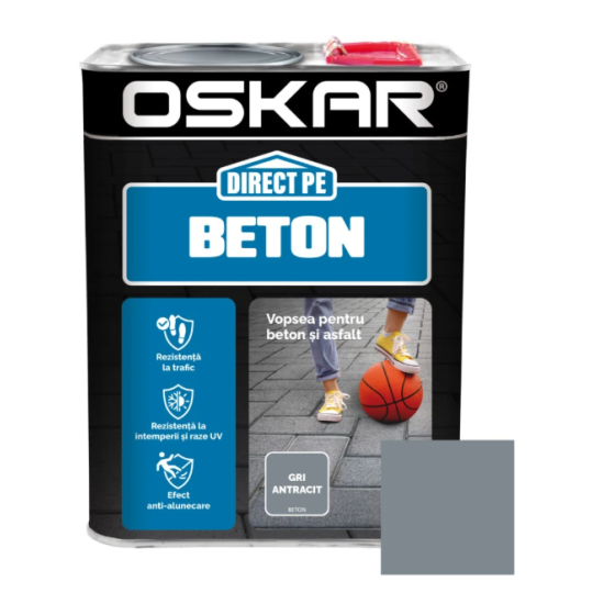 Vopsea Email Oskar Beton Gri Antracit 2.5l