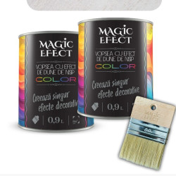 Pachet Magic Efect 1+1 Collection Absolute White 0.9l +pensula