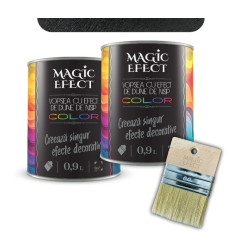 Pachet Magic Efect 1+1 Magic Black 0.9l +pensula
