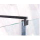 Paravan De Dus Sanoflex Cu Profil Negru 68-69x195 Sticla 8mm Bp70
