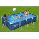 Piscina Bestway Dreptunghiulara Cu Cadru Metalic 4 X 2.11 M X 81 Cm