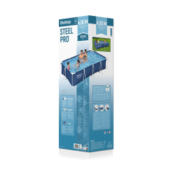 Piscina Bestway Dreptunghiulara Cu Cadru Metalic 4 X 2.11 M X 81 Cm