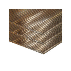 Placa Din Policarbonat Carboplak Bronz 3mm 2.1x3