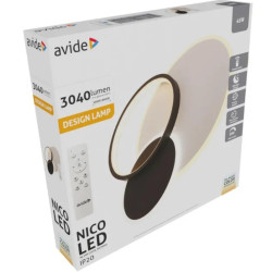Plafoniera Cu Telecomanda Rf Design 45w Nico Avide