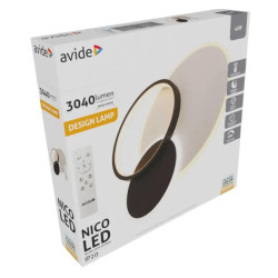 Plafoniera Cu Telecomanda Rf Design 45w Nico Avide