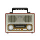 Radio Portabil Retro Ac-dc Mp3 Bt 3 Benzi Rrt3