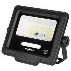 Reflector Led 60w 6800 Panou Solar 6w Telecomanda Rebel