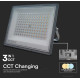 Reflector Led Smd V-tac 100w 3in1 Ip65 Cablu - Gri