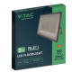 Reflector Led Smd V-tac 100w 3in1 Ip65 Cablu - Gri