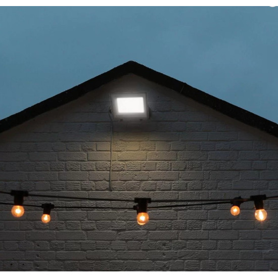Reflector Led Smd V-tac 100w 3in1 Ip65 Cablu - Gri