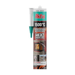 Sigiliu Pentru Semineu 280ml Negru Akfix 1500 Heat Fighter