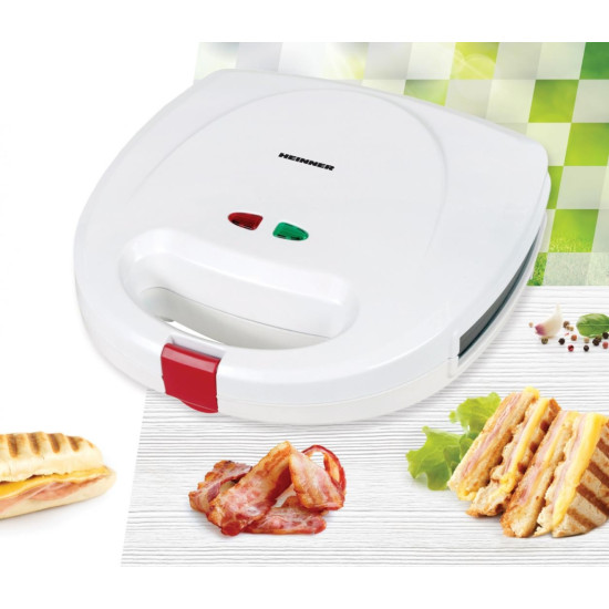 Sandwich Maker Heinner Sm-2k750wh 750w Alb Sandwich Maker Heinner Sm-2k750wh 750w Alb