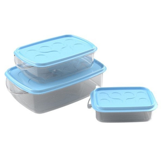 Set Cutii Alimente Dreptunghiulare Luna 25x7x16cm
