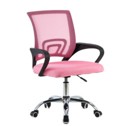 Scaun De Birou Roz/negru Dex 4 New